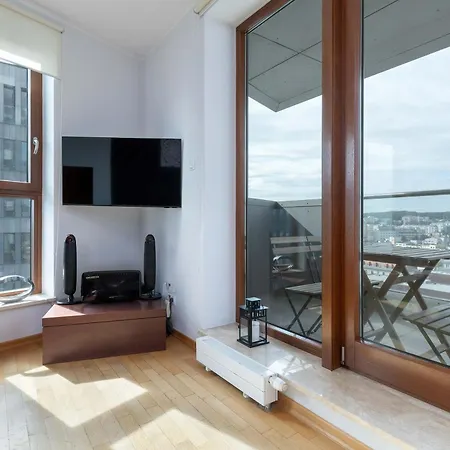 Sea Towers Z Widokiem Na Morze, 3 Sypialnie I 2 Balkony By Renters 그디니아
