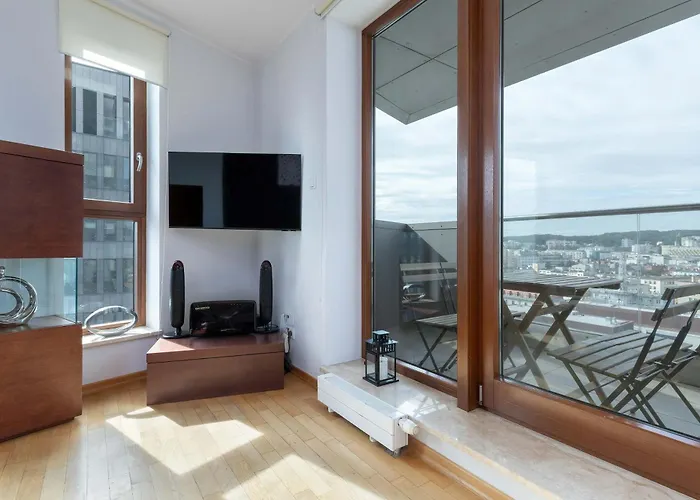 Sea Towers Z Widokiem Na Morze, 3 Sypialnie I 2 Balkony By Renters Gdynia